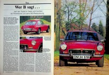 Oldtimer Praxis 1280) MGB GT