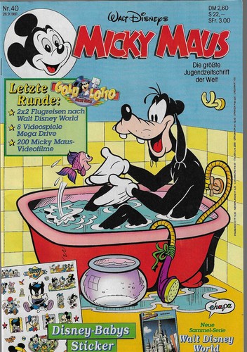 Micky maus 1991 mit - micky, nr.40
