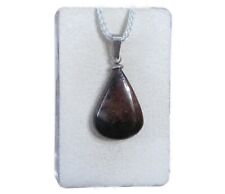 Rubin in schwarzem Zoisit Cabochon Anhänger Nr. 3633