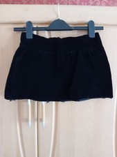 65) Super Mini Mini Rock schwarz Samt XS 34