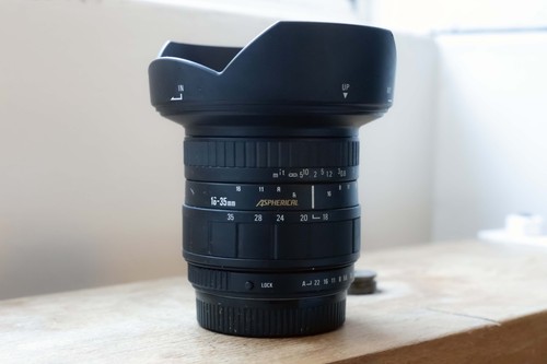 Sigma 35mm 4 - 18-35mm, f3.5~4.5