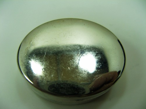 Pillendose oval 800 silber - pillendose,