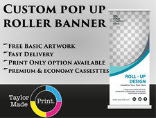 Roller Banner Pop Up Display Ständer - Pop/Ziehen/Aufrollen Schild Ausstellungsshow