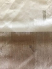 Stoff-Rest ca. 1,6qm Gardinenstoff weiß transparent m. kl. Farbfarbtupfernl.