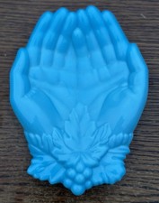 Vintage jugendstil blaue glas - jugendstil,