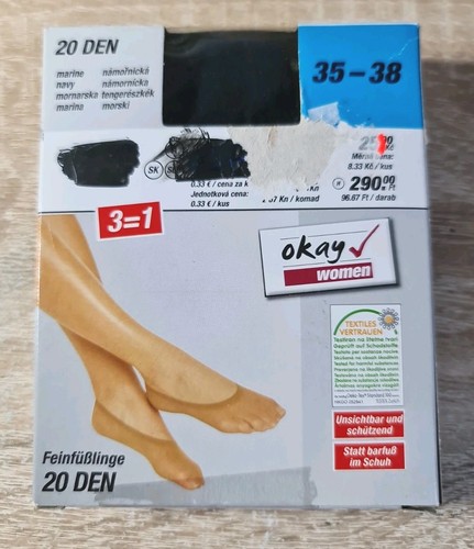 Okay damen fein füßlinge 3 - damen, (3