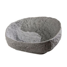 Pflanzschale für Regentonne Regenspeicher Hinkelstein Steinoptik grau