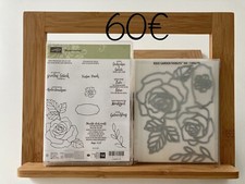 Stampin Up Stempel Rosenzauber und passende Thinlits Formen Rosengarten Neu