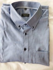 Hemd Eterna Gr.45 blau kurzarm neuwertig