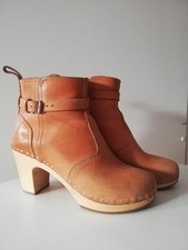 Swedish Hasbeens Boots MODELL: JODHPUR, Gr. 39, Natur, Gebraucht