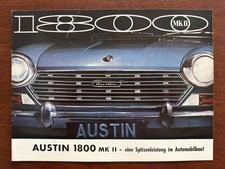 Prospekt / brochure BL Austin 1800 Mk II Typ ADO 17 MY 1968