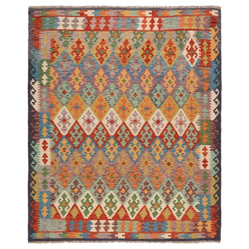 Kelim afghan 241x203 - 241x203, cm