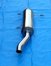 Endschalldämpfer VW Golf 1 Cabrio Edelstahl Sportauspuff Auspuff E Nummer S-60