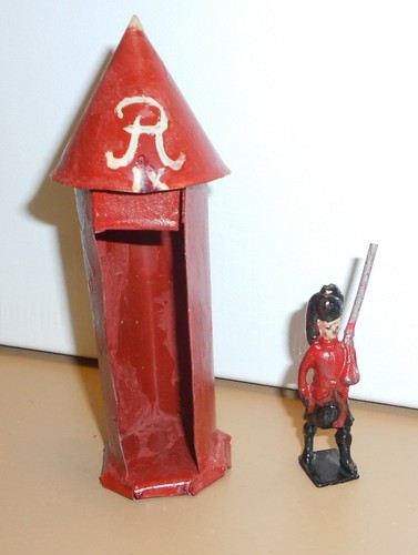 älterer zinn soldat 6cm - 6cm, mit