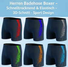Herren Badehose; Boxer –