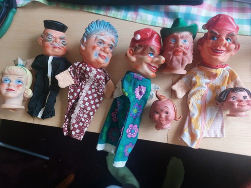 Vintage handpuppen konvolut - vintage,