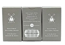 30 Stk Mühle Rasierklingen