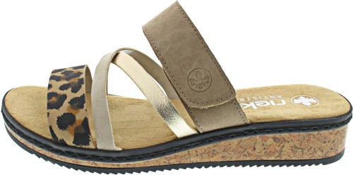 Rieker damen pantolette beige - damen,