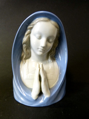 Betende marien porzellan figur - betende,