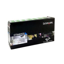 Lexmark toner c734a1cg cyan - lexmark,