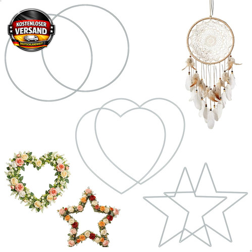 Metallringe zum basteln 20cm - metallringe, basteln,