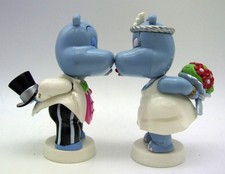 Figuren Ü-Ei Happy Hippo Hochzeit Braut und Bräutigam Brautpaar aus dem Maxi Ei