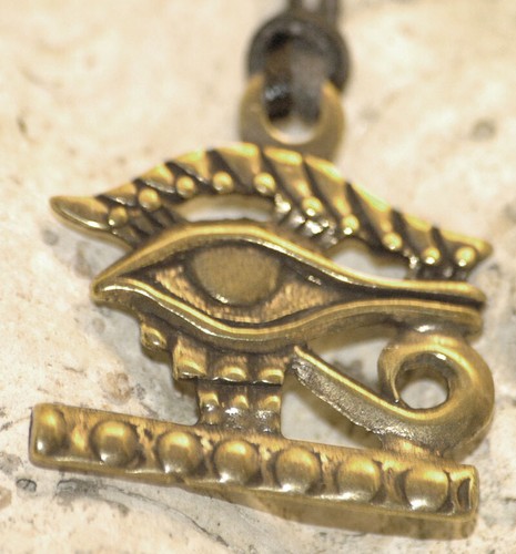 Amulett messing udjat - amulett, udjat-das
