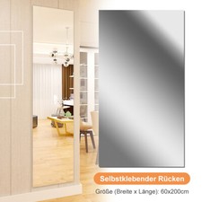 FAST-3 Spiegelfolie Selbstklebend Wand Möbel Wandspiegel Folie Spiegel 200x60cm