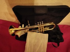 Trompete Bb-B-Dur Messing Mit Mundstück Gurt Handschuhe Fall für HOYI