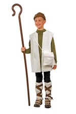 Hirte Weste Tasche Hut Stulpen