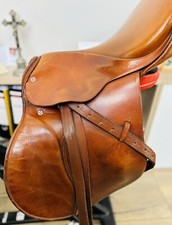 Lemetex  The Stylist DL 2000, Springsattel, 17,5 Zoll, Kammerweite 32,Honigbraun