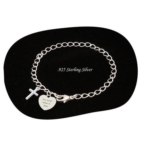 Graviert silber bettelarmband - graviert,