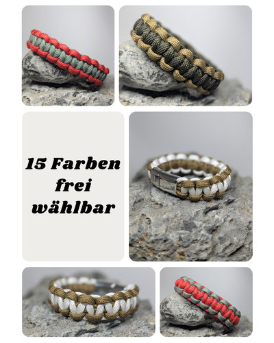 Armband paracord farben frei - armband,