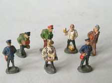 Märklin H0 - 7 Stück Masse Eisenbahnfiguren, 28 mm hoch