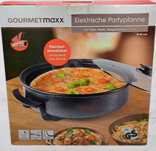 🍕 GOURMETmaxx elektrische Pfanne Partypfanne Multipfanne Pizzapfanne ✅ NEU ✅