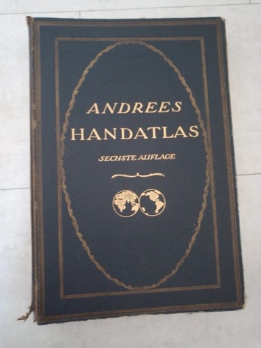 Andrees handatlas auflage - andrees, 6.auflage