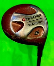 TAYLORMADE TITANIUM BUBBLE 5 HOLZ GOLFSCHLÄGER STEIF FLEX - 24 STUNDEN LIEFERUNG!!!!