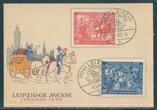Leipziger Messe 1949 Beleg -