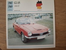 Glas 1300 GT, Sammelkarte, Edito-Service S.A.