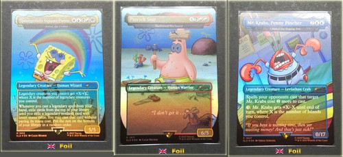 Mtg foil spongebob - foil, set