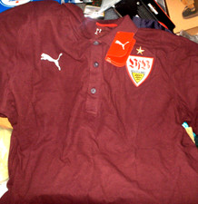 VFB STUTTGART POLO-SHIRT weinrot Gr. XL, PUMA Neu,Lizenz,RARITÄT
