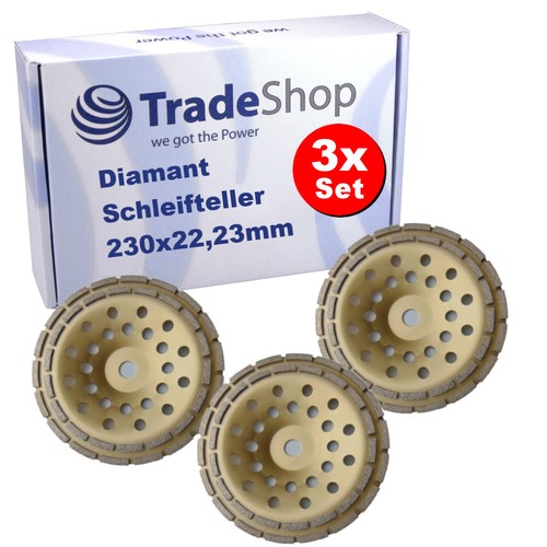 Diamant schleiftopf ø230mm - 3x,