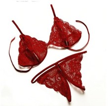 bj - SEXY UNTERWÄSCHE ANZUG DESSOUS WÄSCHE SPITZE SLIP STRING TANGA