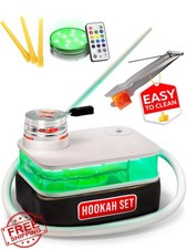 Portable White Hookah Set