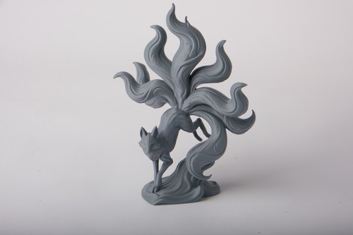 Kitsune fuchs skulptur - fuchs,