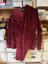 Hausanzug Damen  Nicki - weinrot - Neu - XL