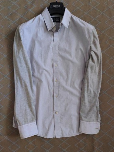 Men armani jeans shirt grey - jeans,