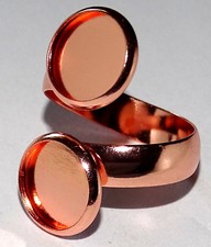 Rohling mit Fassung Cabochons