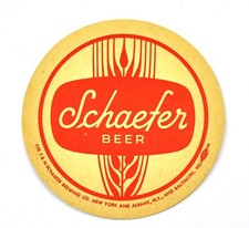 Schaefer USA Beer Bier Bierdeckel Untersetzer Coaster sous-bock