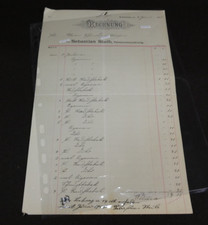 Alte Rechnung Beleg S. Steib